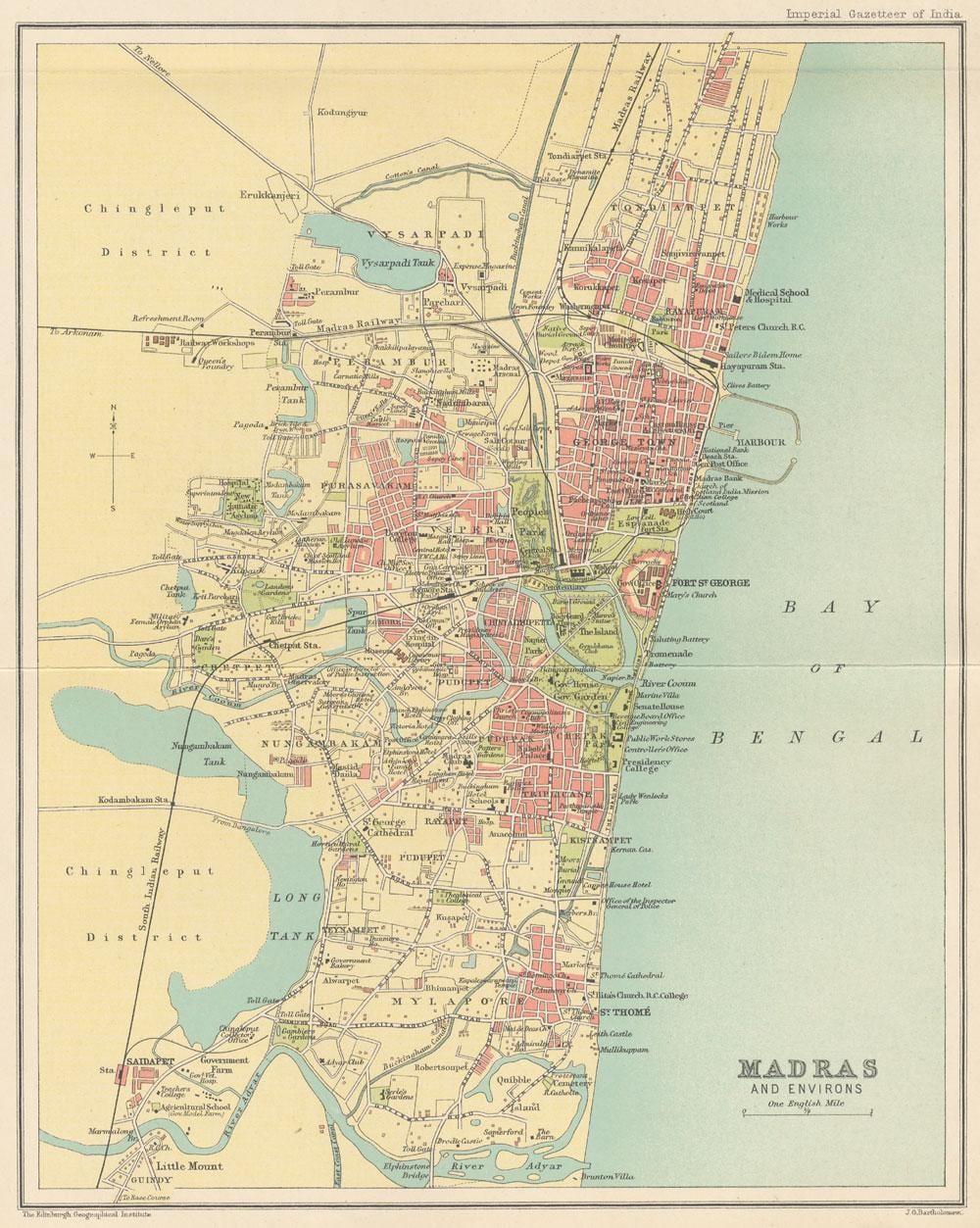 zamani Madras ramani