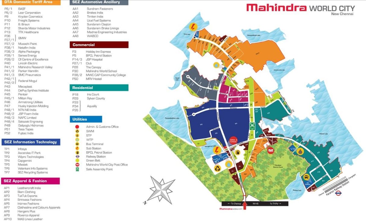 ramani ya Mahindra city dar es salaam