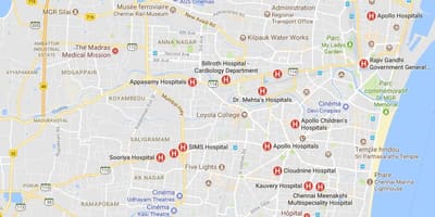 Ramani ya Hospitali dar es salaam 